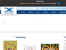 Tablet Screenshot of eenhoorn.be